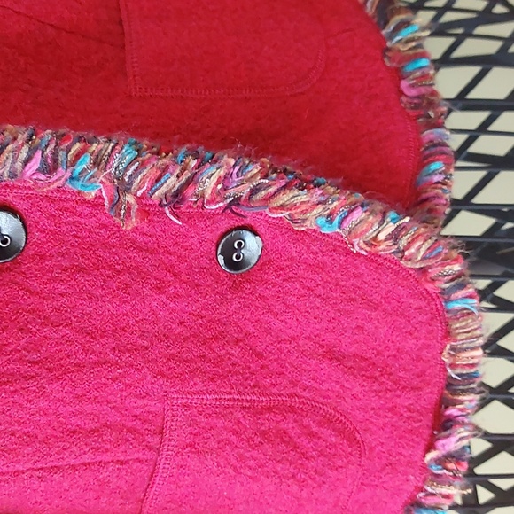 "Ruby Rd." SIZE PL, 100% red wool jacket - Picture 4 of 7